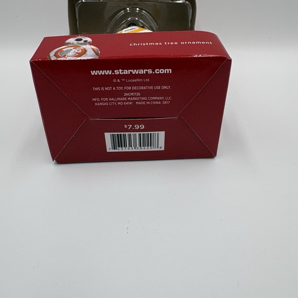 Hallmark 3" Star Wars BB-8 Robot Detailed Tree Ornament New - Picture 3 of 5